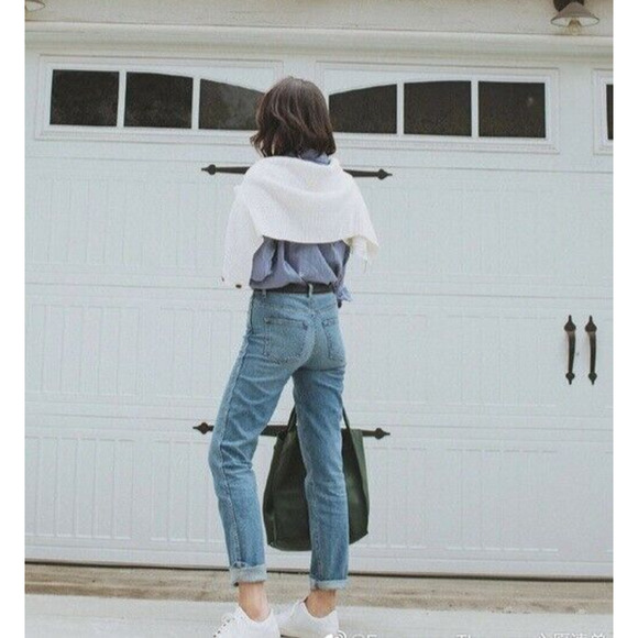 KHAITE Blue Straight Leg Jeans - Picture 8 of 12